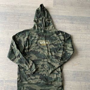 AFTCO camo hoodie